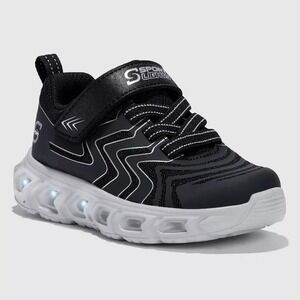 Toddler S Sport by Skechers Jarrod Light-Up Sneakers Black 10T New With Tags